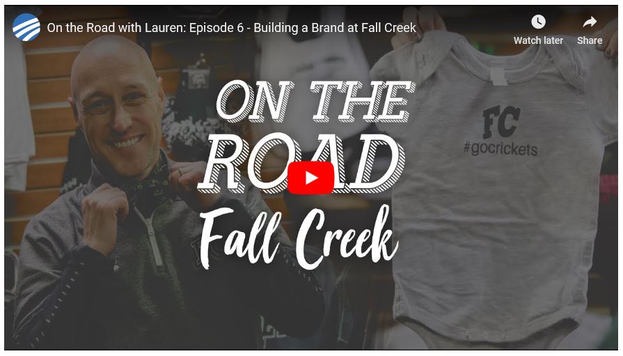 Link to Video - On The Road - Fall Creek