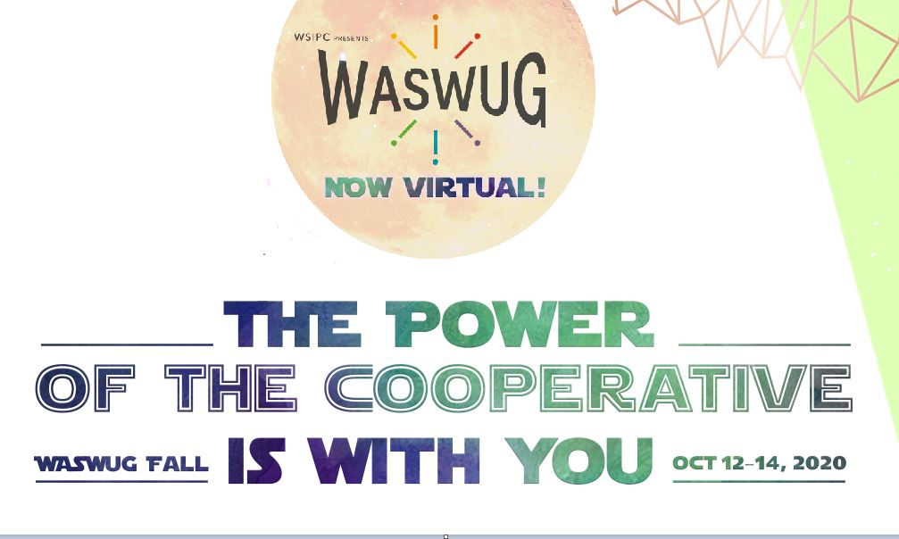 WASWUG Fall is virtual