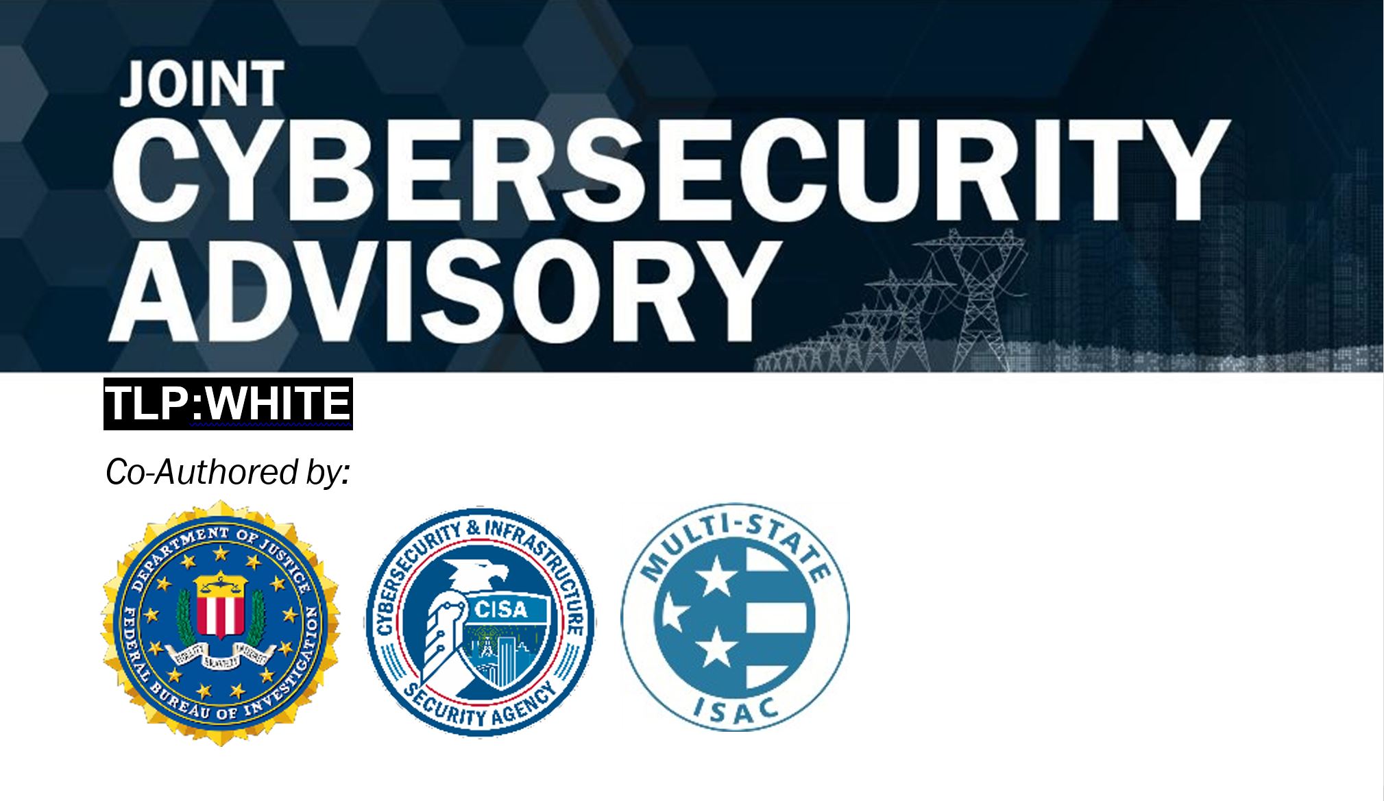 Cyber Security Advisory