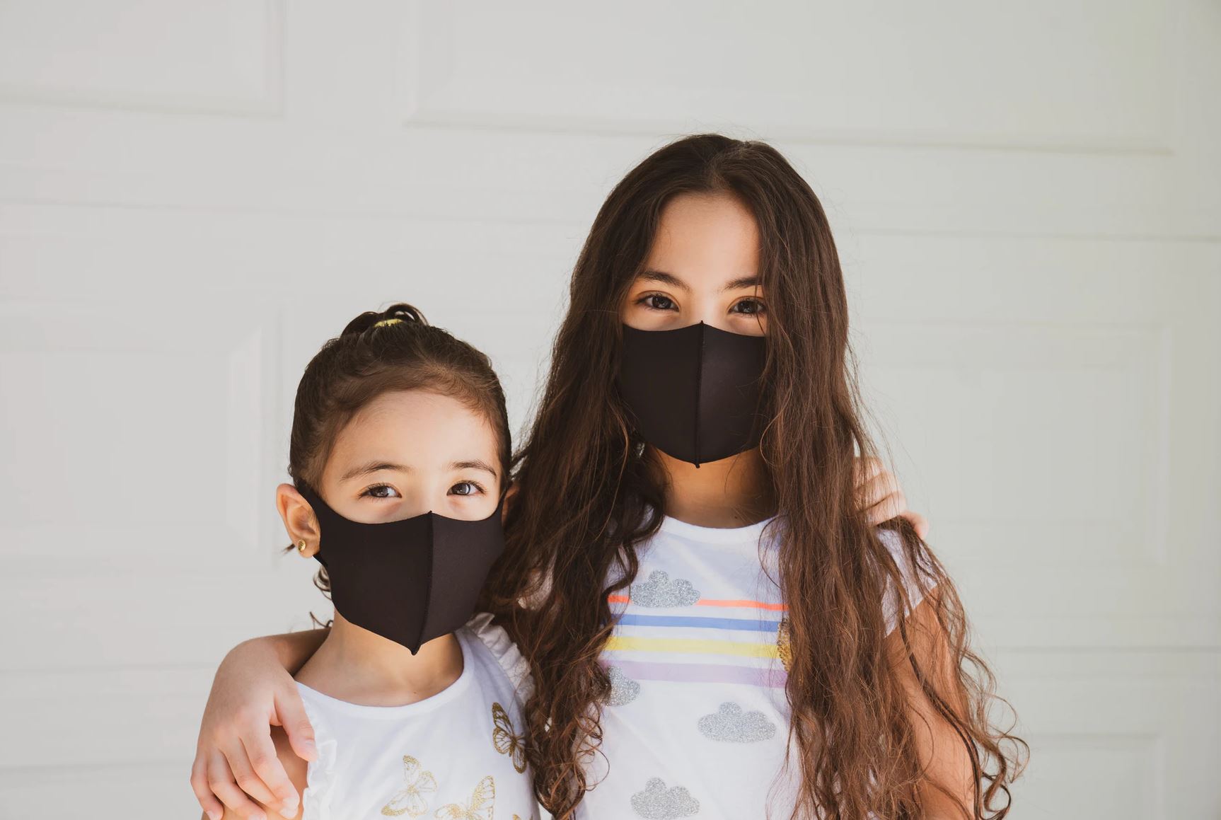 Children in masks