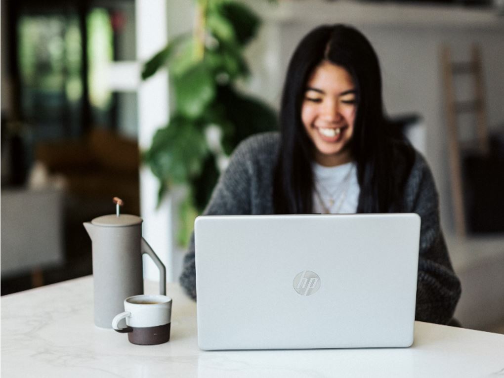 Woman with Laptop