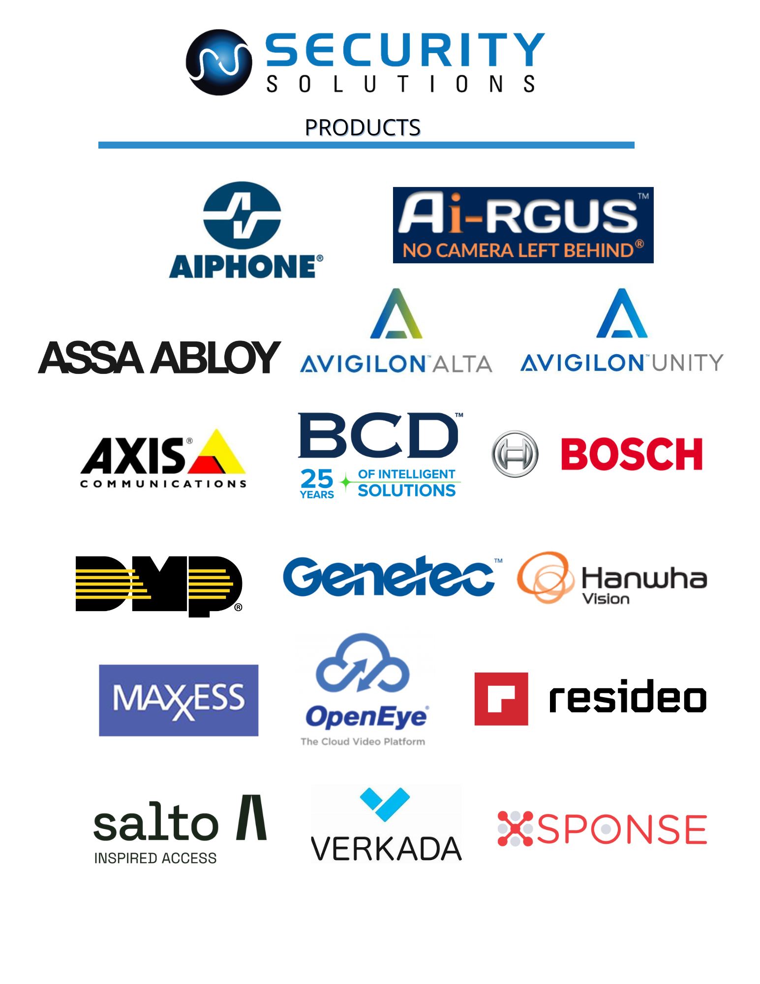 SSNW Partner Product Logos