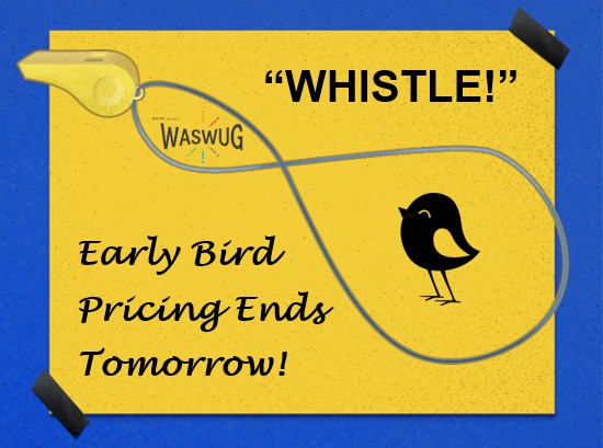 Early Bird Pricing ends tomorrow